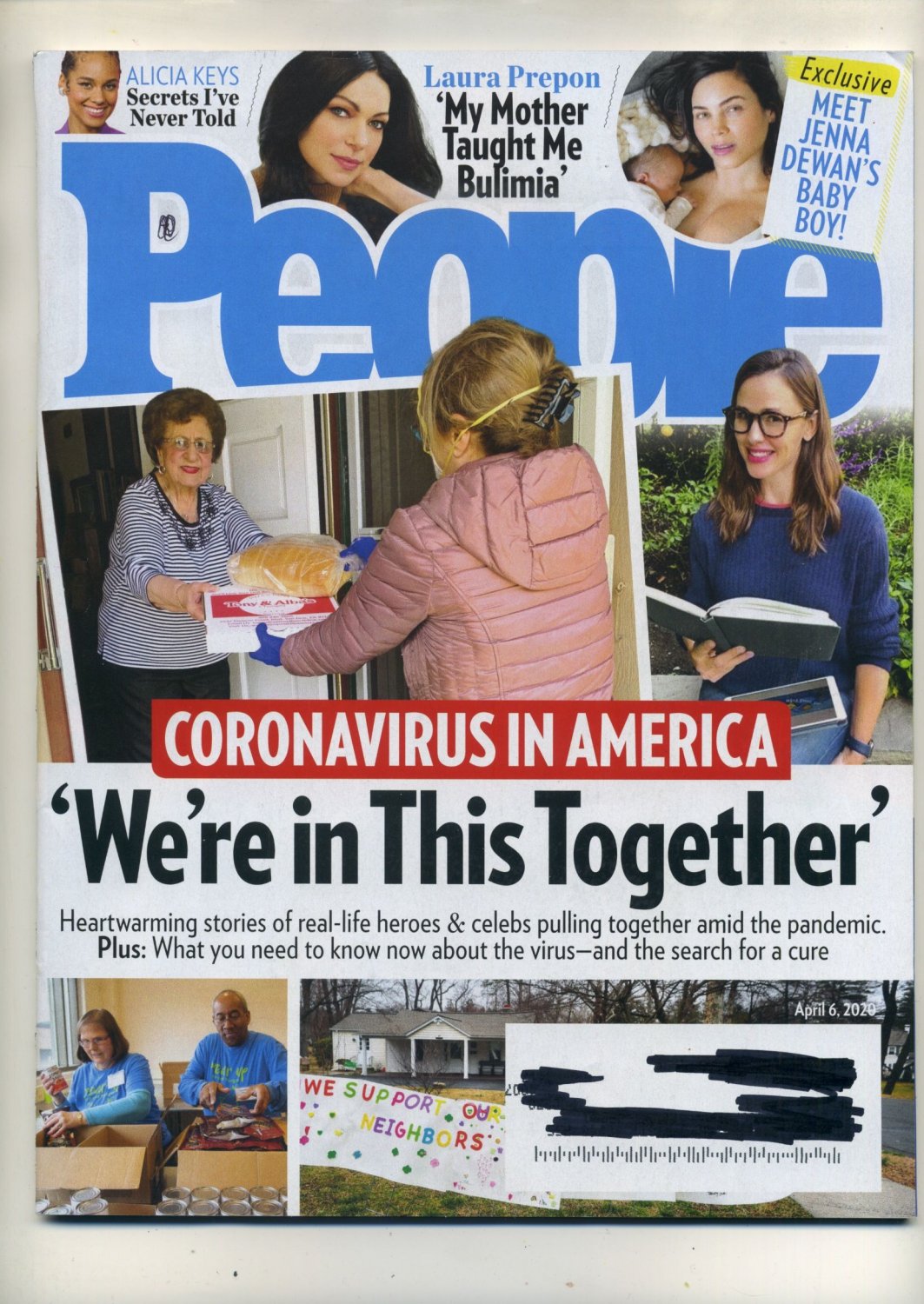 People Magazine April 6, 2020 We're In This Together Back Issue