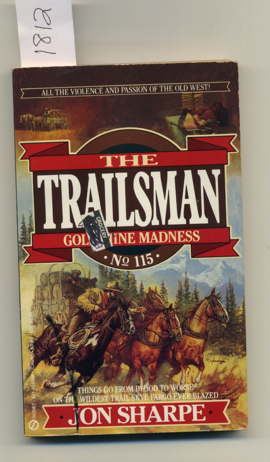 Lot of 2 The Trailsman by Jon Sharpe Western Paperback Books