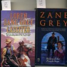 Lot of 2 Zane Grey Riders of the Purple Sage Loren Zane Grey Lassiter Western Paperbacks