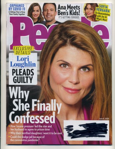 People Magazine  June 8, 2020  Lori Loughlin   Back Issue