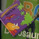 Lot of 2 Dinosaur Board Books - ABC Dinosaurs and Dinosaur Friends Count to Ten