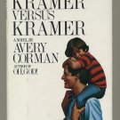 Kramer Versus Kramer by Avery Corman Hardcover Book