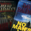 Lot of 2 David Baldacci Guilty and No Man's Land Hardcover Books