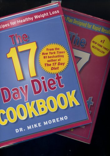 Lot of 2 17 Day Diet and 17 Day Diet Cookbook Hardcover