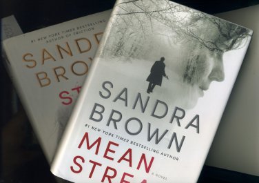 Lot of 2 Sandra Brown Mean Streak and Sting Hardcover