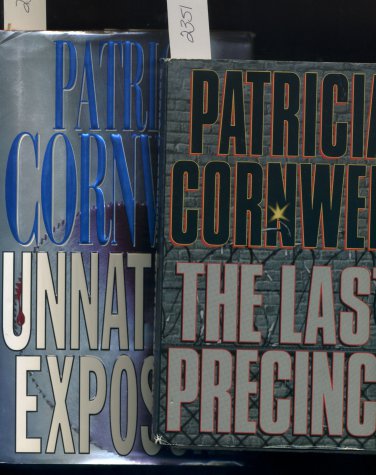 Lot of 2 Patricia Cornwell Last Precinct and Unnatural Exposure Hardcover