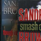 Lot of 2 Sandra Brown Smash Cut and Tough Customer Hardcover