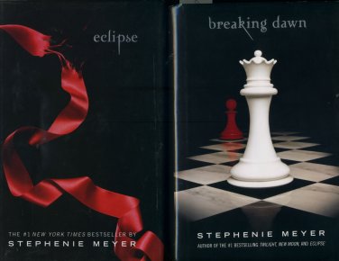Lot of 2 from the Twilight Saga Eclipse and Breaking Dawn Hardcover
