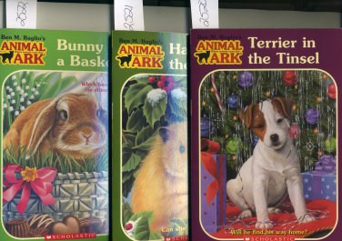 Lot of 3 Animal Ark Terrier Hamster Bunny by Ben M. Baglio Softcover