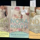 Lot of 3 Nora Roberts Vision Savor Happily Ever After Paperbacks