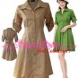 XL*BROWN*Dress ((VOTE Collection)) Tie knot behind Cotton+Spendex 38" chest*FREE SHIP!!