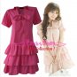 XXXL*PINK*Dress ((VOTE Collection)) 3step drain+neck knot Cotton Com 2F 46 inch chest*FREE SHIP!!
