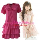 XXXXL*PINK*Dress ((VOTE Collection)) 3step drain+neck knot Cotton Com 3F 50 inch chest*FREE SHIP!!