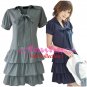 XL*GRAY*Dress ((VOTE Collection)) 3 step drain A knot at neck Cotton Com 38 inch chest*FREE SHIP!!