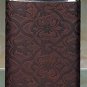 Flask Brown Leather Stamped Flask