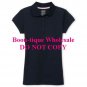 IZOD® NAVY GIRL'S SCHOOL UNIFORM SHORT SLEEVE POLO BUTTON SHIRT $18 SIZE 7/8