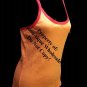 JLO PEACH CRISS CROSS TAGLESS CAMISOLE TANK $24 S/P/CH