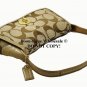 COACH KHAKI CAMEL ERGO SIGNATURE FLAP #11602 $298