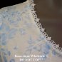 EILEEN WEST BLUE WHITE FLORAL DREAM SHORT GOWN S M L XL