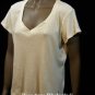 TOMMY HILFIGER IVORY V-NECK PAJAMA LOUNGE SLEEPSHIRT $30