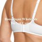 LEADING LADY SCALLOPED LACE UNDERWIRE FULL FIGURE BRA #5044 $39 BLACK WHITE NUDE