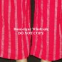 HUE RED STRIPE COTTON PAJAMA LOUNGE PANT $35 SMALL