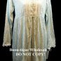 EILEEN WEST MINT FLORAL PRINT CLASSICAL TOUCH EMPIRE WAIST ROBE MED