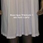 EILEEN WEST PERIWINKLE BLUE CLASSICAL TOUCH ANTIQUE LACE SHORT GOWN $60