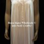 EILEEN WEST PERIWINKLE BLUE CLASSICAL TOUCH ANTIQUE LACE SHORT GOWN $60