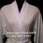 EILEEN WEST MINT GREEN DREAMTIME JERSEY VICTORIAN LACE SHORT WRAP ROBE $70