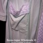 EILEEN WEST MINT GREEN DREAMTIME JERSEY VICTORIAN LACE SHORT WRAP ROBE $70