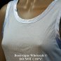 ALFANI (MACY'S) AGEAN BLUE SOFT RIBBED SLEEP TANK $20 L