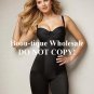 MIRACLESUIT BLACK EXTRA FIRM CONTROL STRAPLESS THIGH SLIM BODYSHAPER #2791 $63