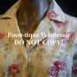 LAUREN RALPH LAUREN CLASSIC NOTCH COLLAR PAJAMAS SET $68 PAISLEY ROSE FLORAL