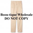 IZOD® KHAKI GIRL'S SCHOOL UNIFORM PLEATED FRONT ADJUSTABLE WAIST $15 SIZE 8 SLIM