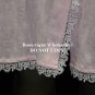 EILEEN WEST PINK POINTELLE BUTTON FRONT SHORT GOWN ROBE