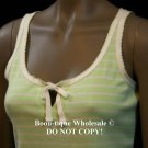 LAUREN RALPH LAUREN GREEN WHITE STRIPE TANK TOP $34 XL