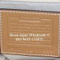 COACH ERGO PEBBLE LEATHER FLAP #11614 $328 BAMBOO CAMEL