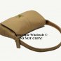 COACH ERGO PEBBLE LEATHER FLAP #11614 $328 BAMBOO CAMEL