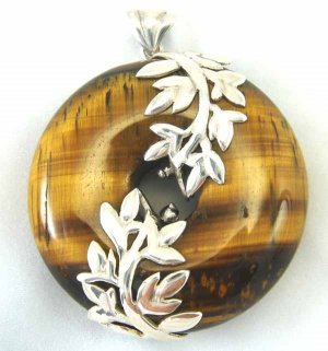 Delicate Tiger Eye pendant