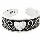 Beautiful Heart  Toe Ring