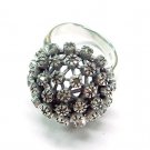 Mountain Flower Marcasite Ring