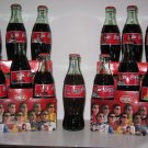 2002 NASCAR Family Coke Coca Cola 13  Bottle Set