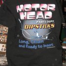 Motor Head Parts DIPSTICKS Black XL Tshirt
