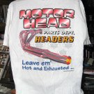 Motor Head Parts Dept.: Headers XLarge T-Shirt