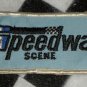 Speedway Scene Blue. Sew On Patch Motorsports NASCAR