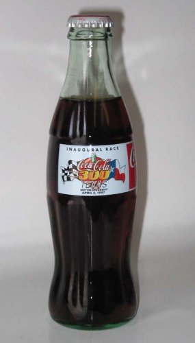 Coca Cola Classic Coke Bottle Vintage Coca Cola Bottle Nascar 