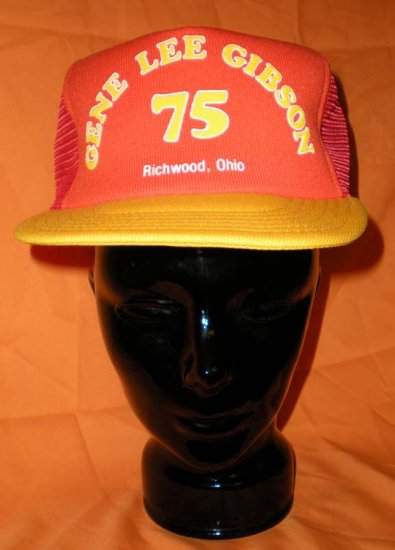 Gene Lee Gibson #75 Hat Cap Motorsports Auto Racing