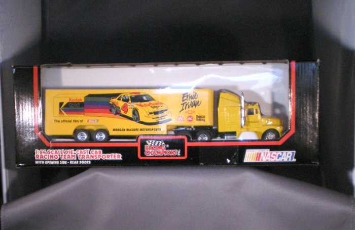 Ernie Irvan #4 Kodak Gold Morgan McClure Transporter Racing Champions 1 ...