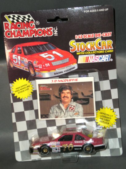 JD McDuffie #70 Classic Trophies 1992 Racing Champions 1:43 Die Cast NASCAR